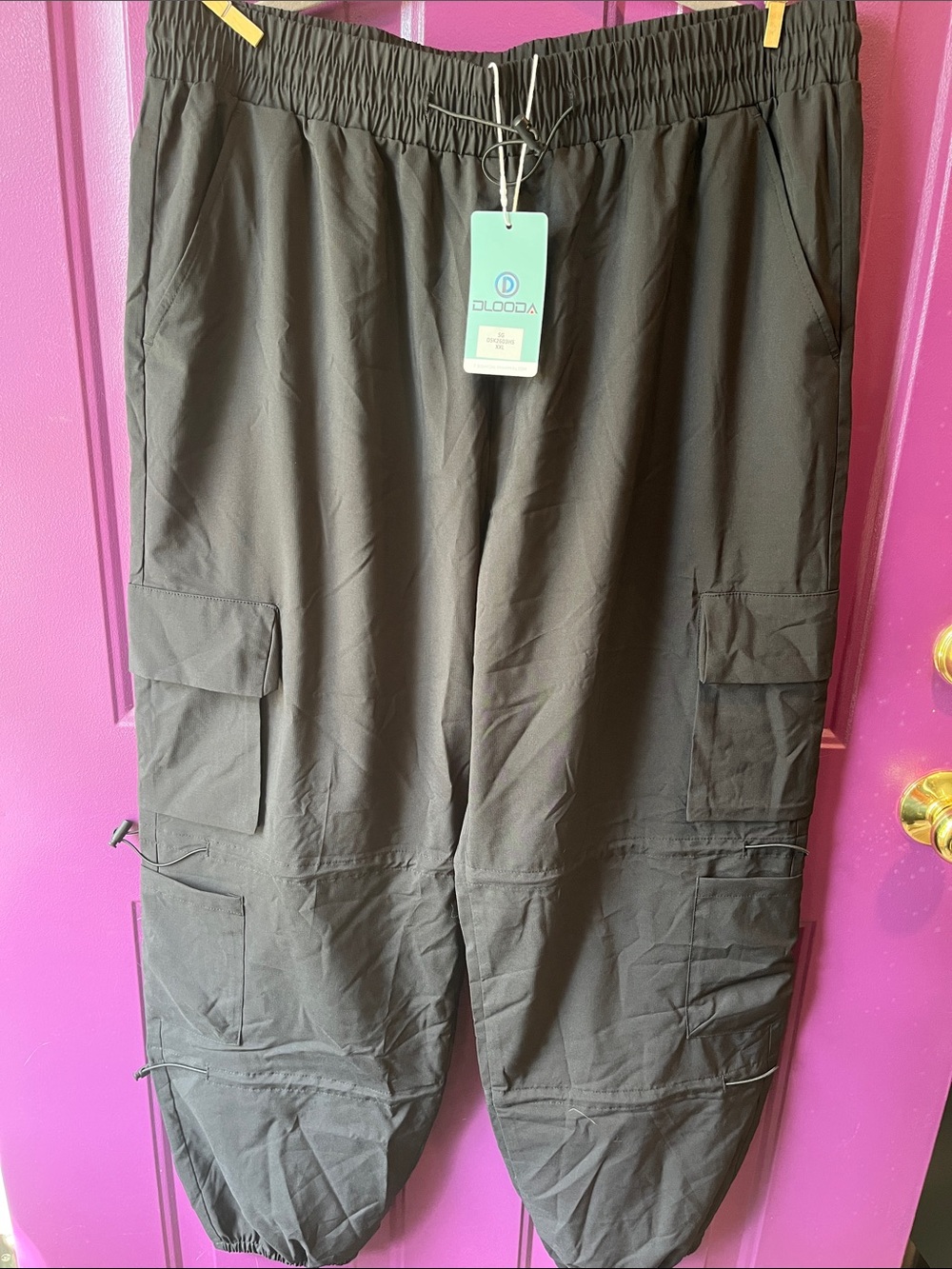 Dlooda (Amazon) ladies cargo joggers black